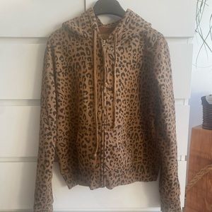 Nili Lotan Cheetah Hoodie